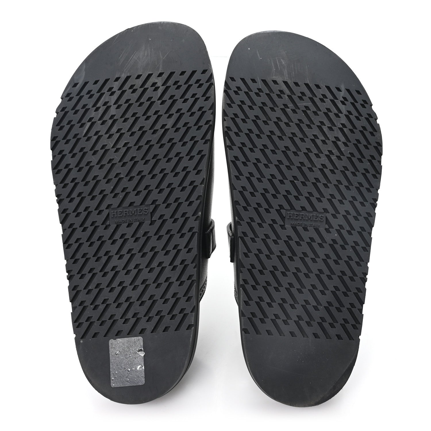 Hermes Calfskin Monk Mules  37 Black 6 of 8