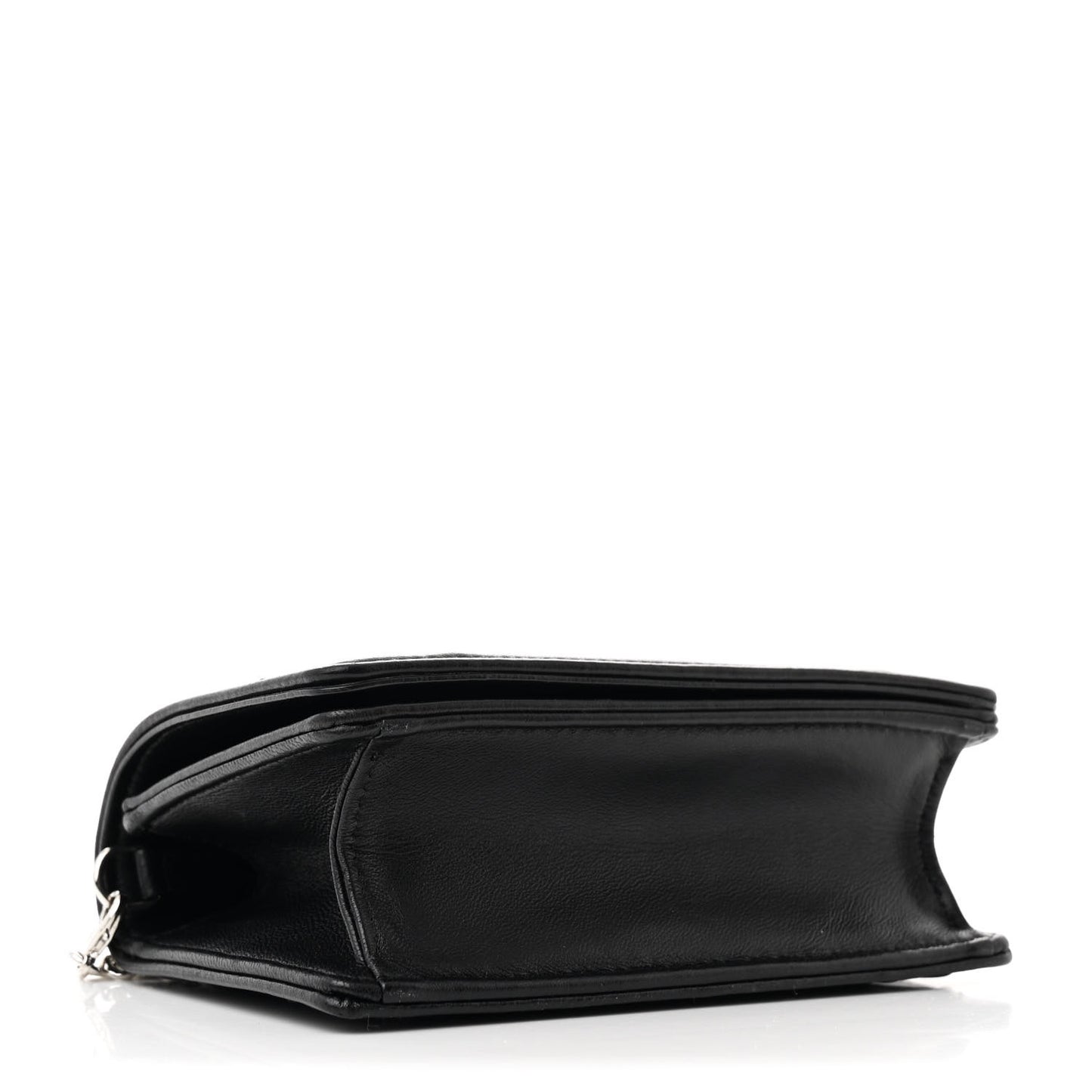 Lambskin Baby Diorama Flap Bag Black