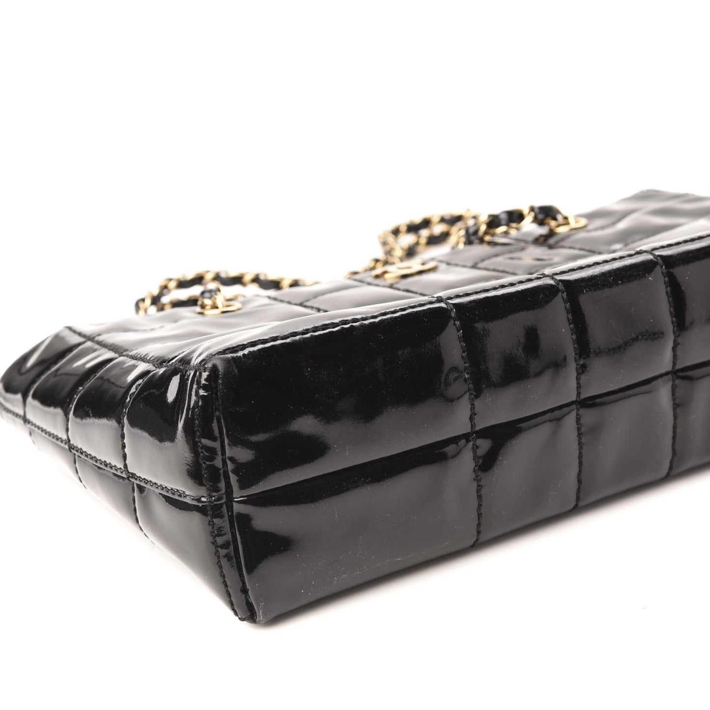 Patent Chocolate Bar CC Tote Black