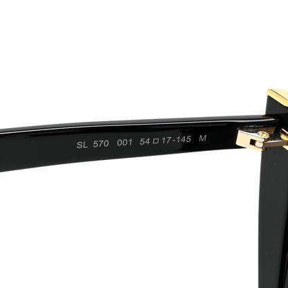 Saint Laurent Cat Eye Kate SL570 Sunglasses Black 5 of 8