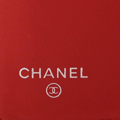 Chanel Caviar Timeless CC Yen Wallet Red 6 of 9