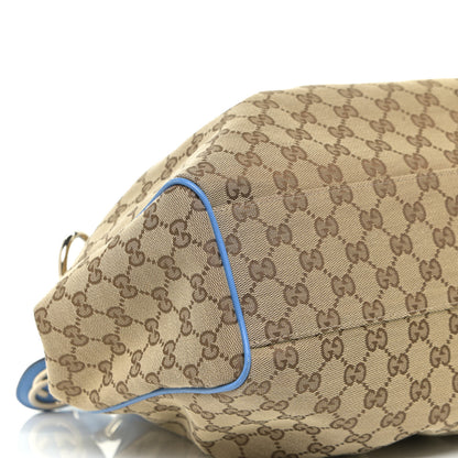 Gucci Monogram Medium Sukey Tote Blue 5 of 19