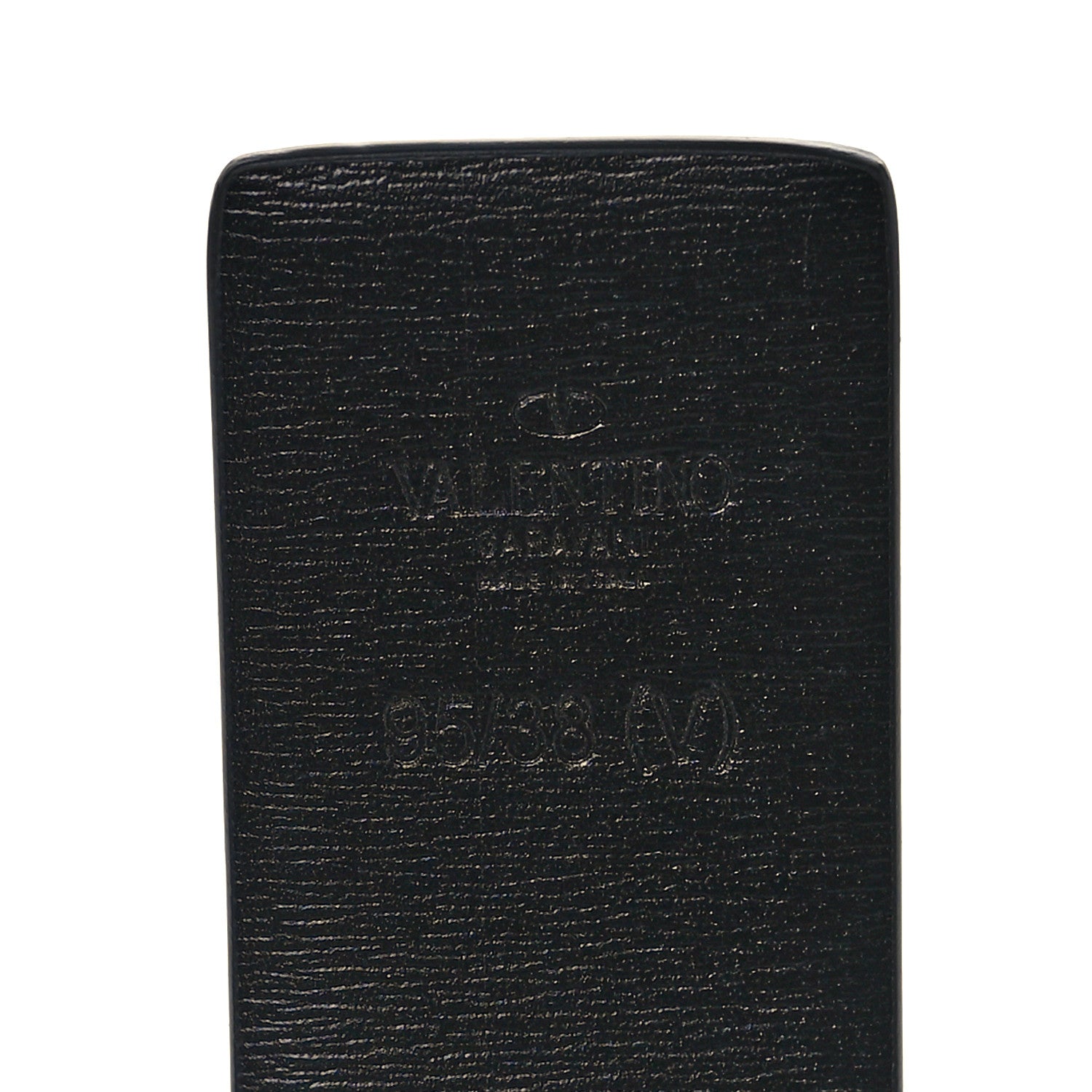 Valentino Garavani Glossy Calfskin VLogo Reversible 30mm Belt 95 38 Saddle Brown Black 4 of 7