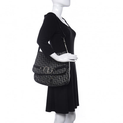 Christian Dior Monogram Flap Messenger Navy Blue 2 of 9