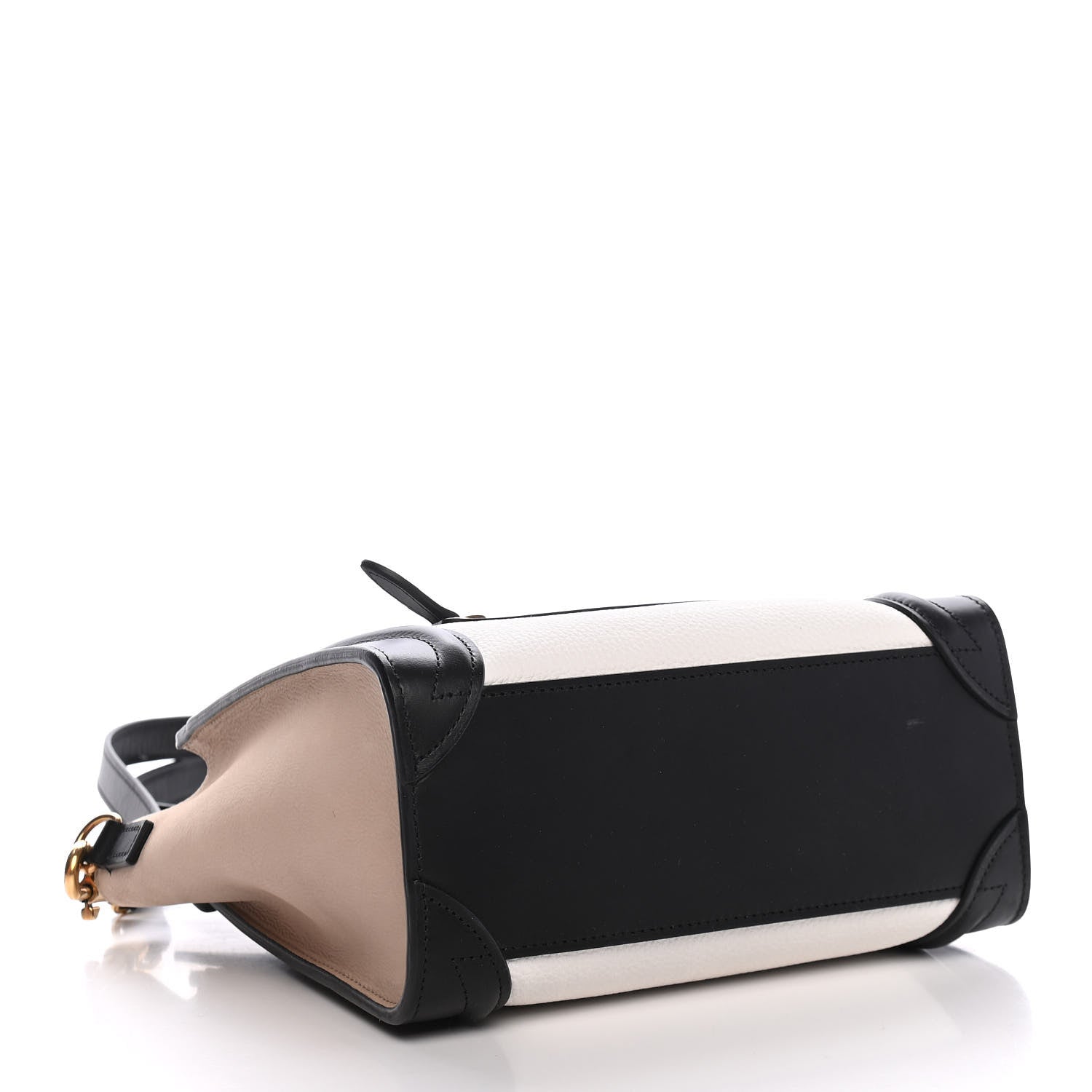 Celine Smooth Drummed Calfskin Nano Tri-Color Luggage White 4 of 8
