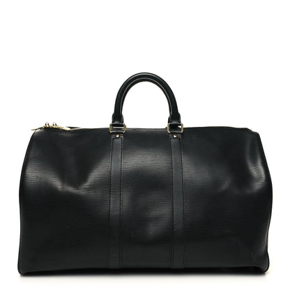 Louis Vuitton Epi Keepall 45 Black 1 of 13