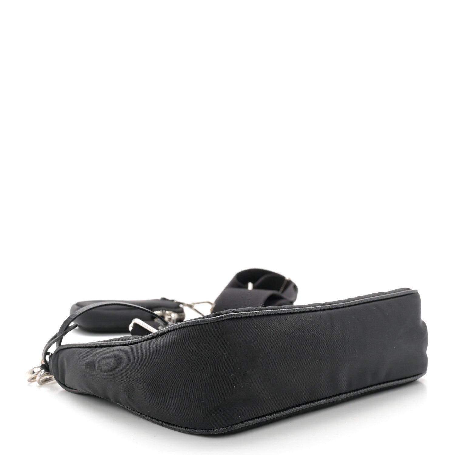 Prada Nylon Re-Edition 2005 Shoulder Bag Black 4 of 11