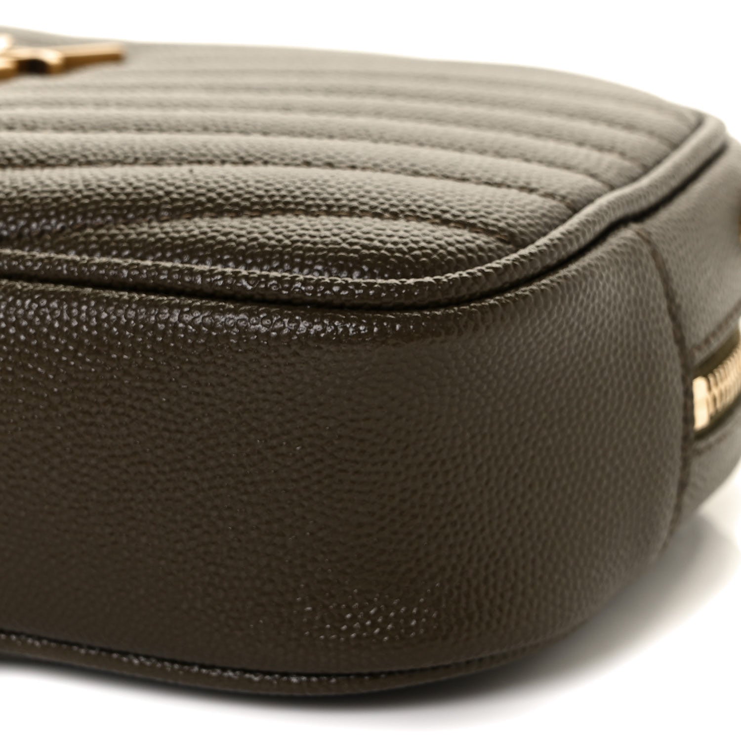 Saint Laurent Grain De Poudre Matelasse Monogram Mini Lou Camera Bag Seaweed 7 of 7