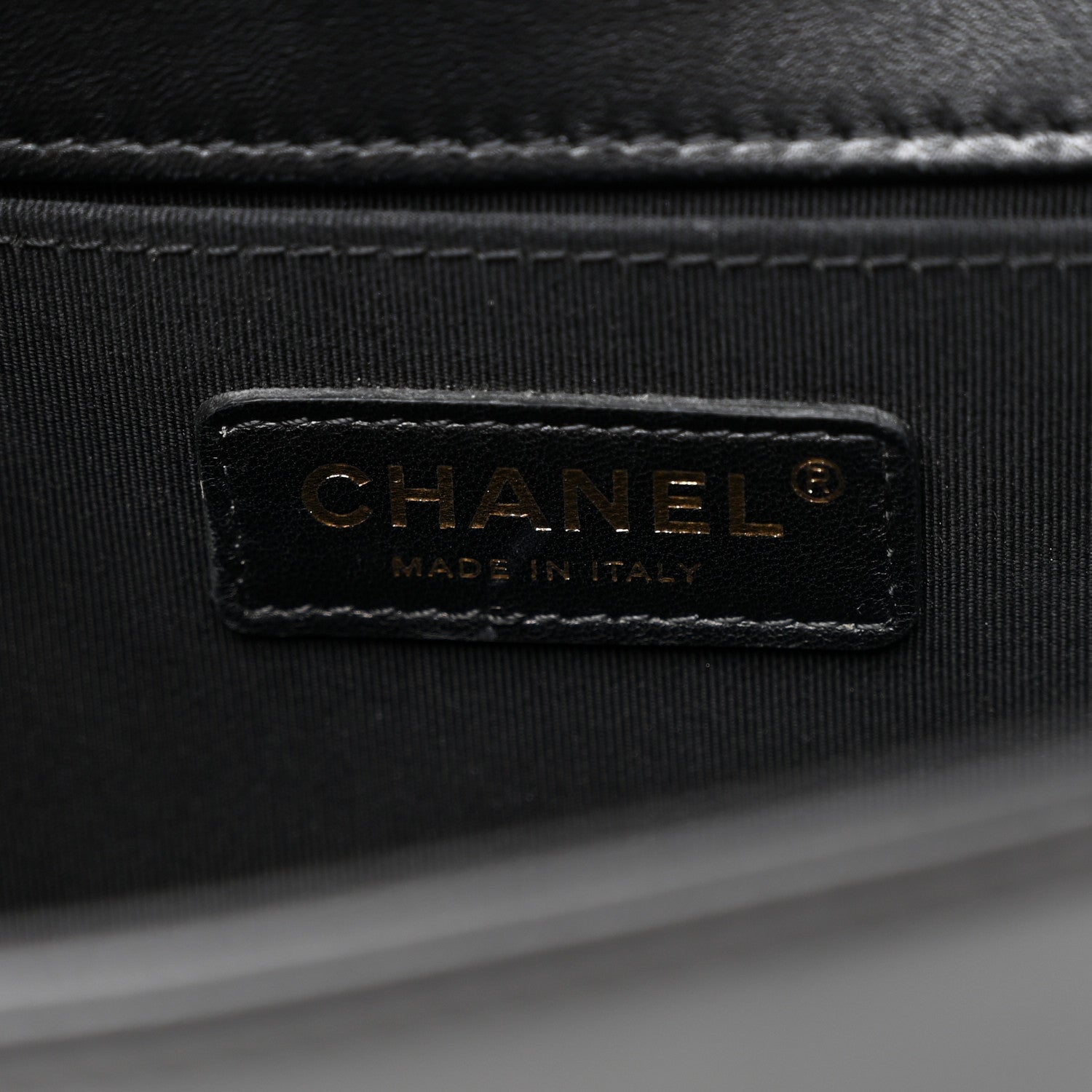 Chanel Lambskin Quilted Medium Boy Flap Black 6 of 13