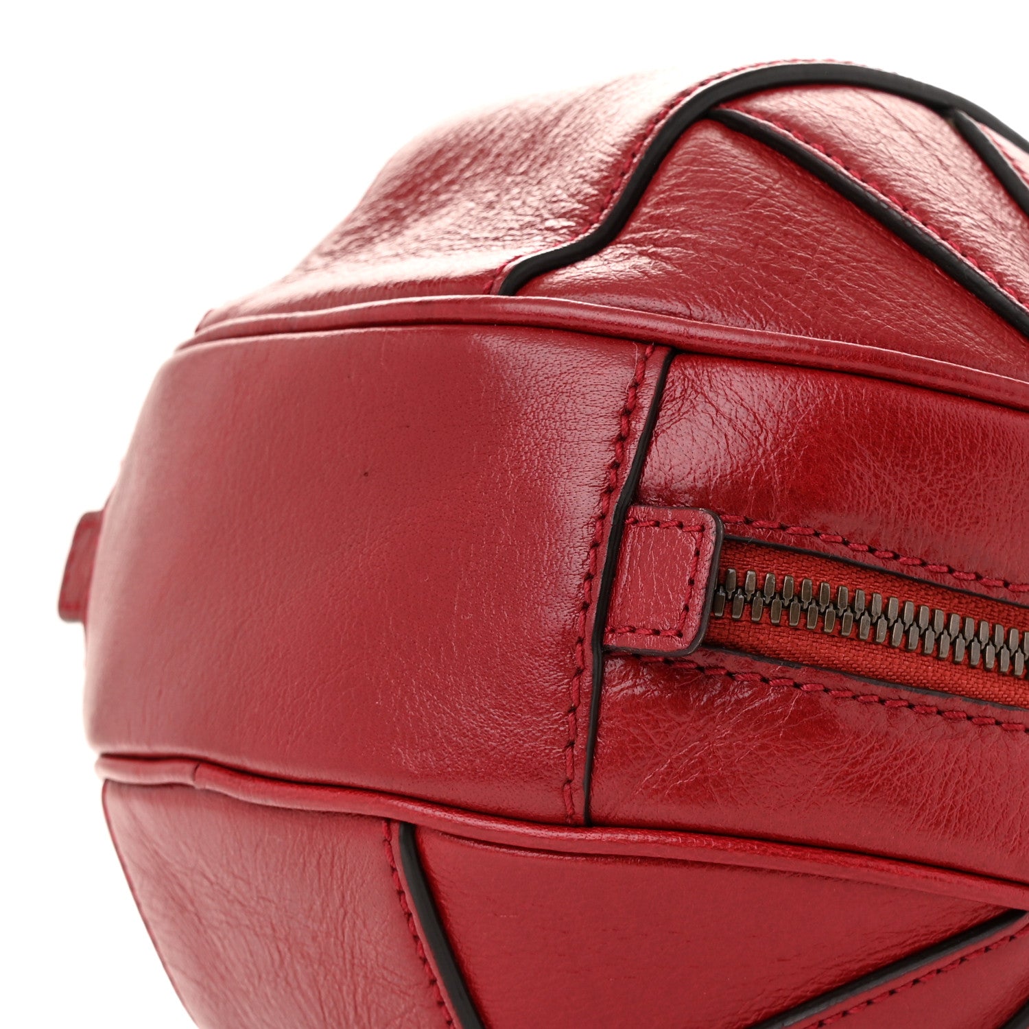 Gucci Piuma Lux Energy Mini Tifosa Basketball Shaped Shoulder Bag Romantic Cerise 10 of 13