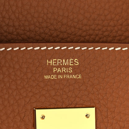 Hermes Togo Birkin 30 Gold 6 of 13