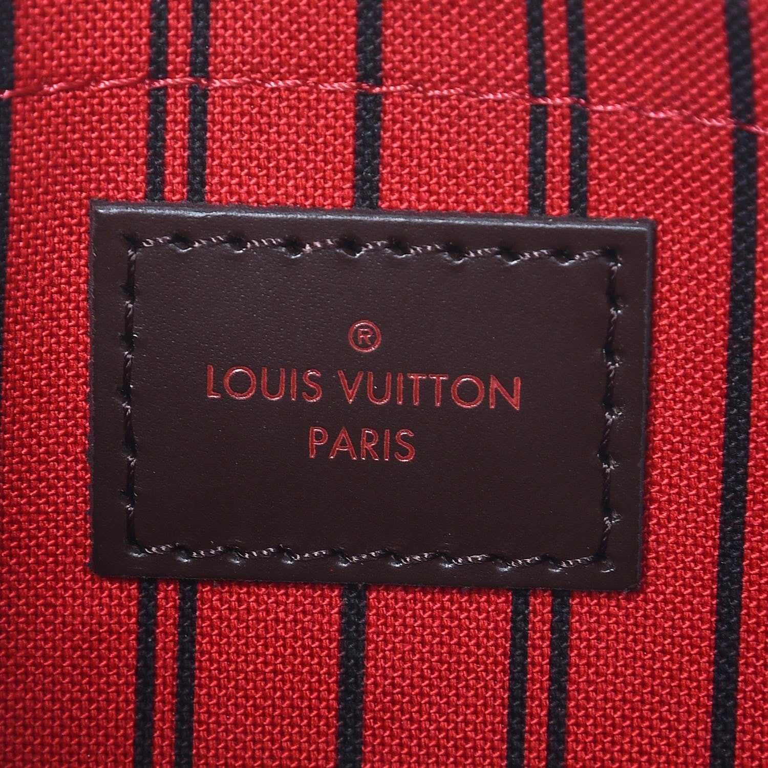 Louis Vuitton Damier Ebene Neverfull MM GM Pochette 7 of 8