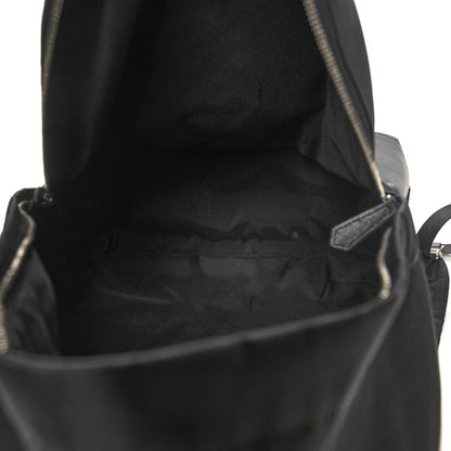 Fendi Nylon Shearling Vitello Elite Lightbulb Backpack Black Narciso 5 of 10