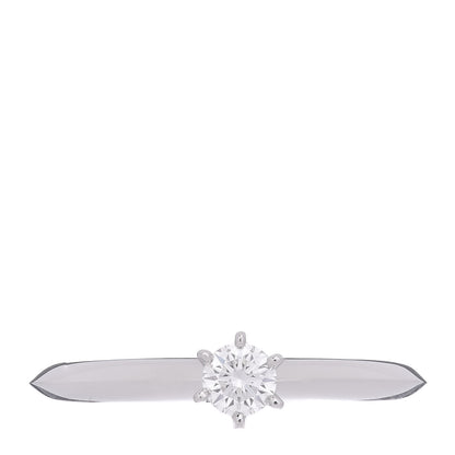 Tiffany Platinum Diamond .20ct Solitaire Engagement Ring 51 5.75 1 of 5