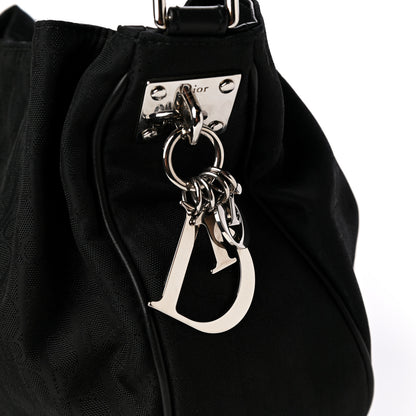 Christian Dior Nylon Monogram Lovely Hobo Black 9 of 11