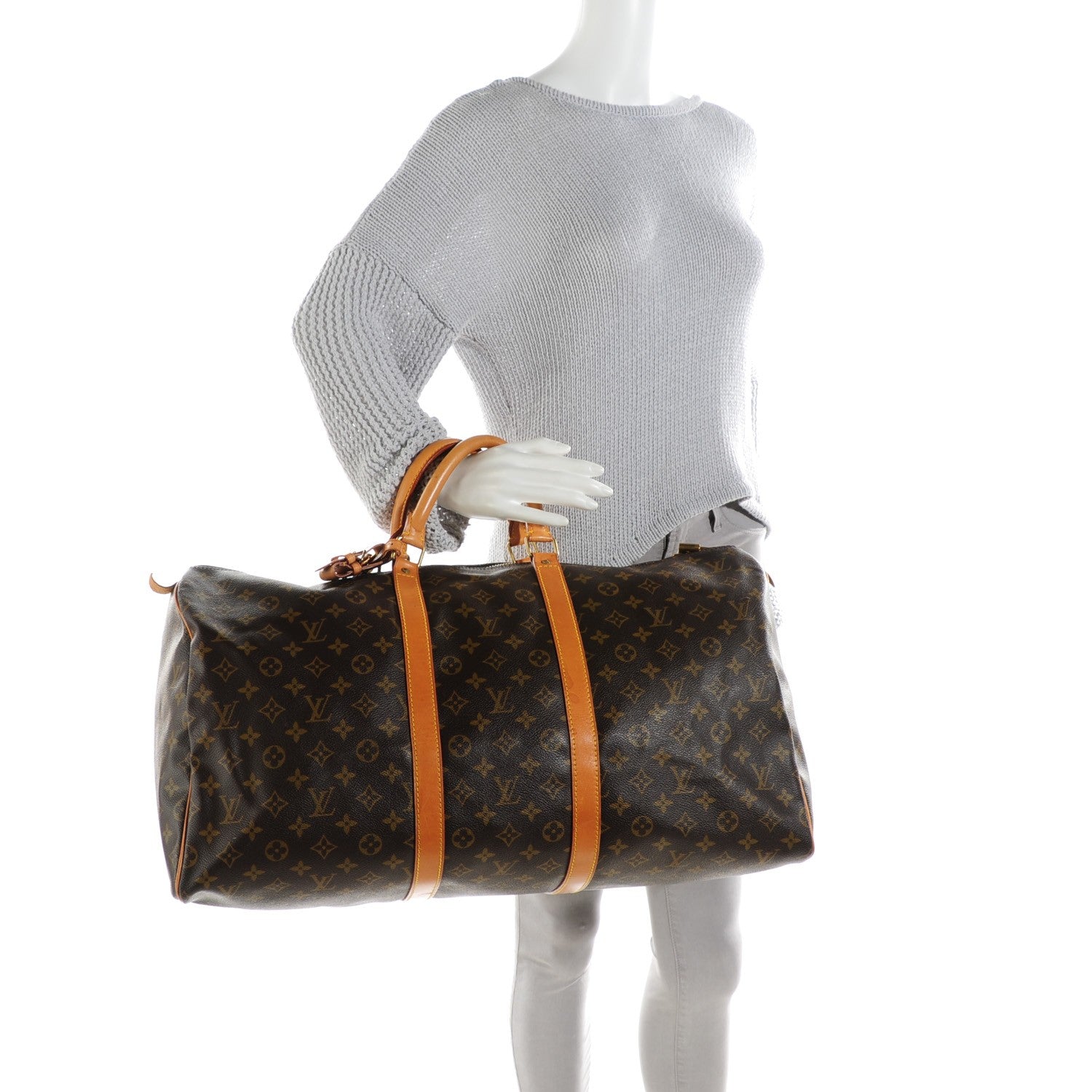 Louis Vuitton Monogram Keepall 55 2 of 9