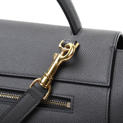 Celine Grained Calfskin Mini Belt Bag Grey 28 of 28