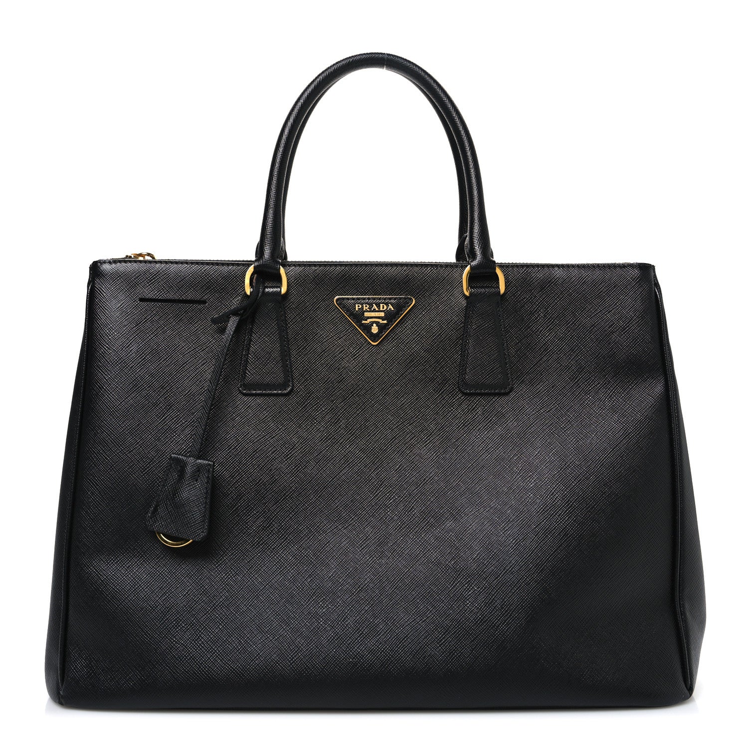 Prada Saffiano Large Galleria Double Zip Tote Black 1 of 11