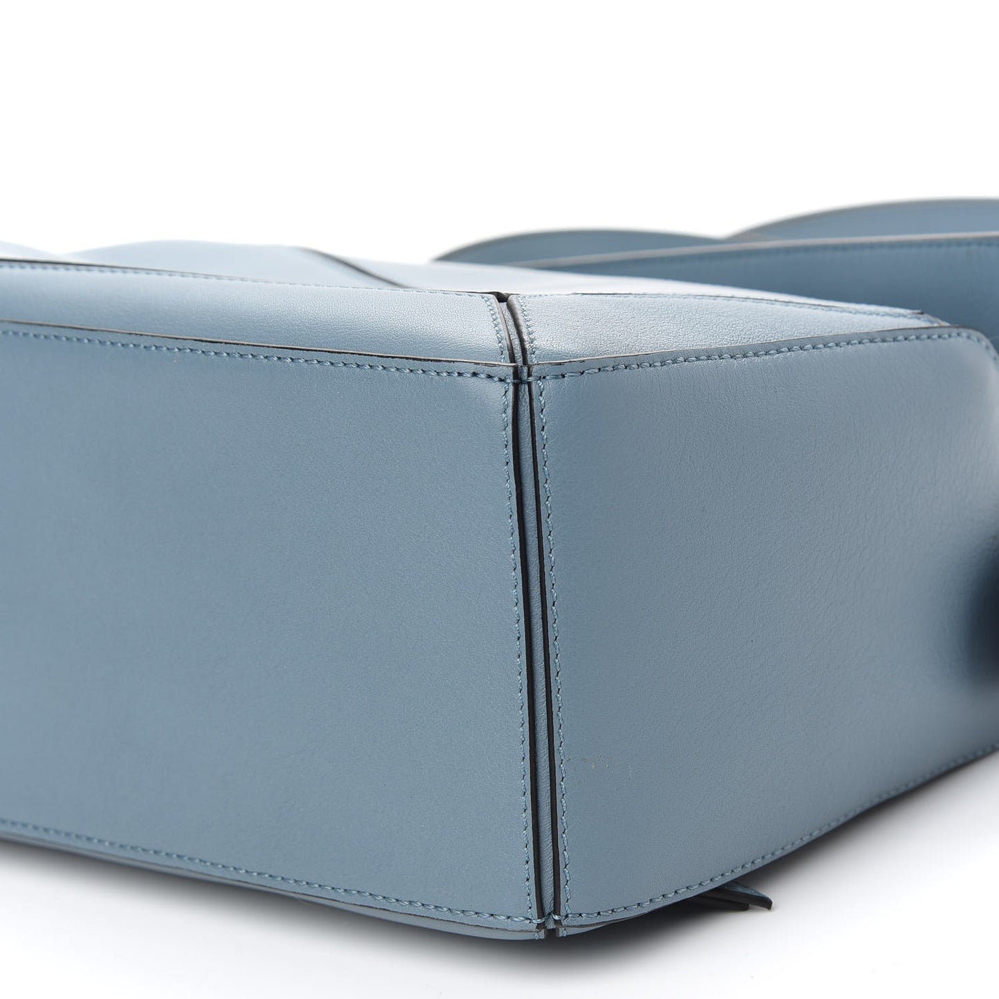 Calfskin Small Puzzle Bag Stone Blue