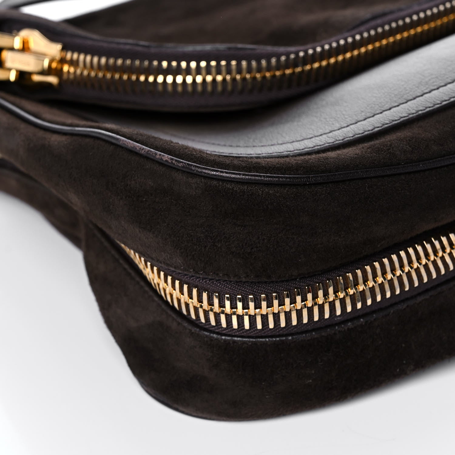 Tom Ford Suede Calfskin Medium Jennifer Crossbody Brown 8 of 16