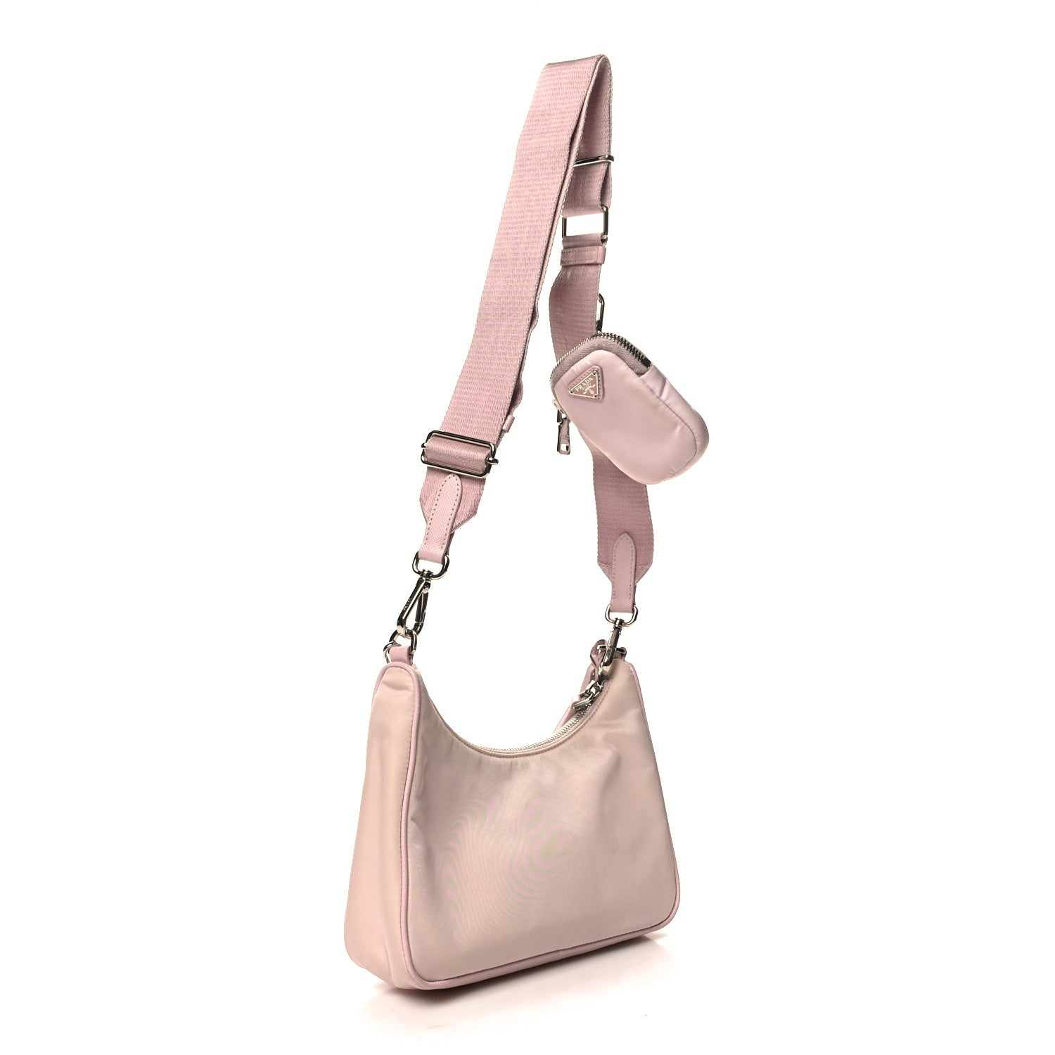 Prada Nylon Re-Edition 2005 Shoulder Bag Alabastro 3 of 10