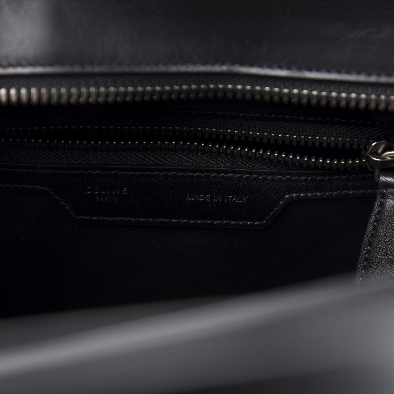 Celine Drummed Calfskin Micro Tri-Color Luggage Antartic 5 of 11
