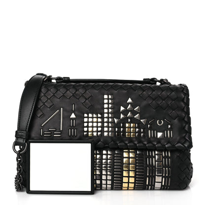 Bottega Veneta Nappa Intrecciato Small Tower Olimpia Bag Black 1 of 8
