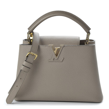 Louis Vuitton Taurillon Capucines BB Galet 1 of 9