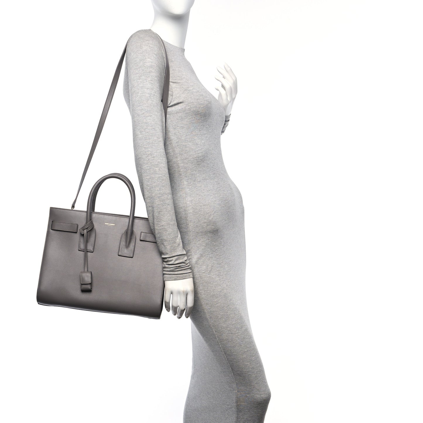 Calfskin Small Sac De Jour Fog