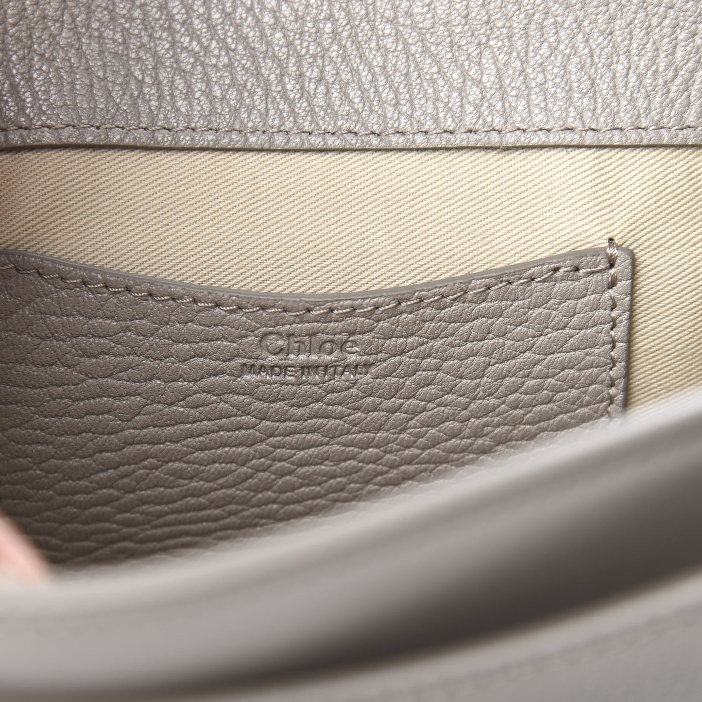 Calfskin Large Tess Bag Motty Grey