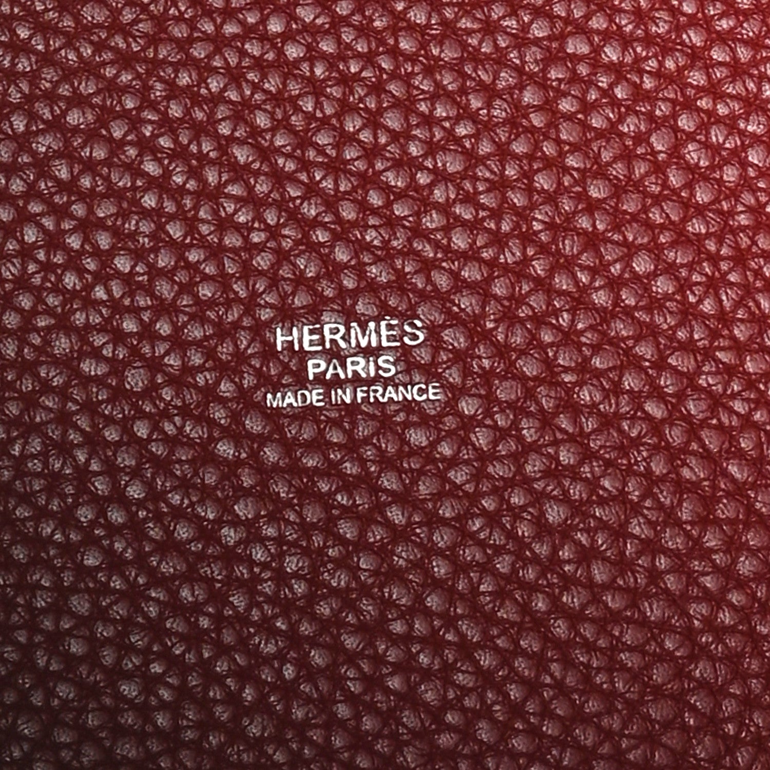 Hermes Taurillon Clemence Swift Picotin Lock 22 MM Rouge H Brique 6 of 12