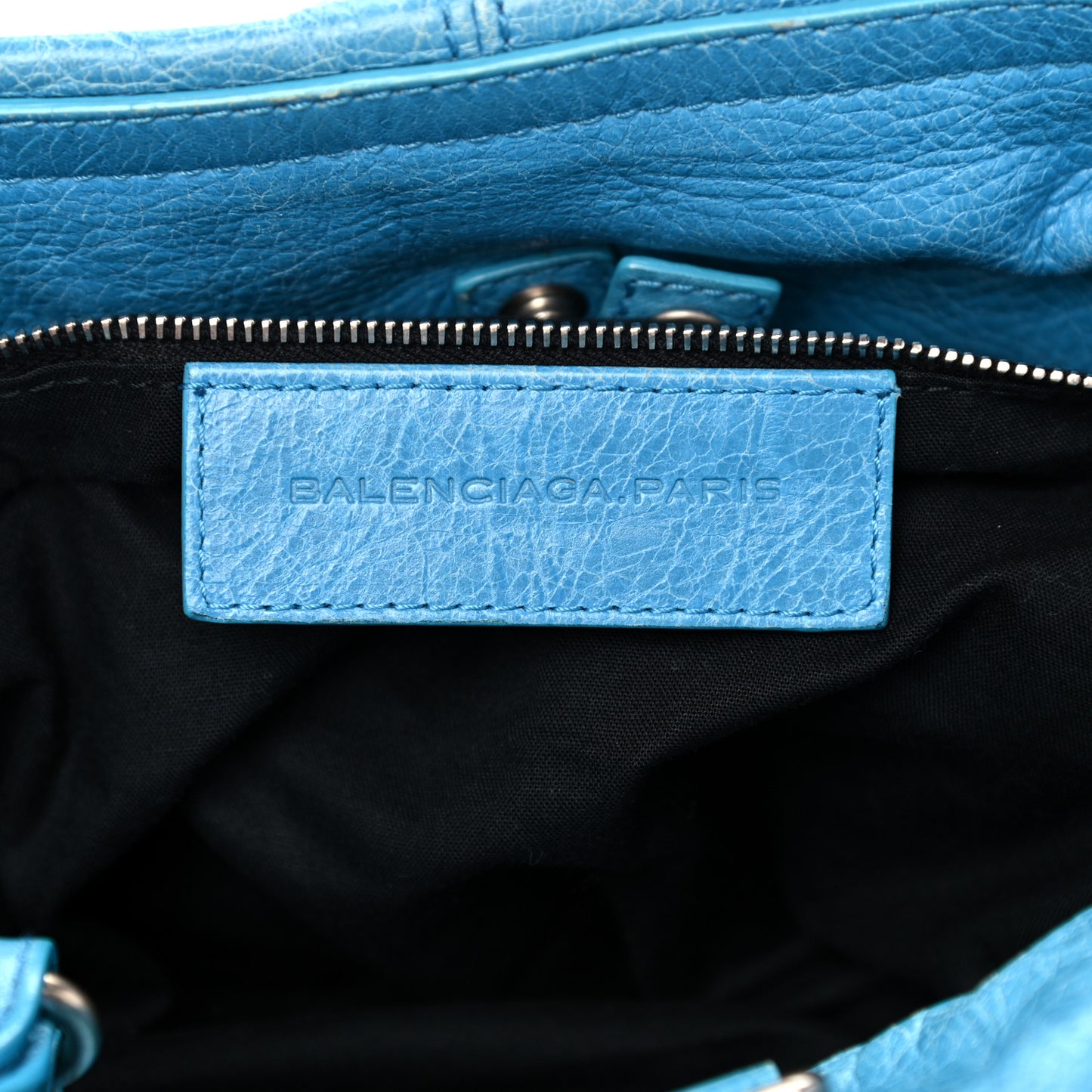 Agneau Classic Hardware Small Squash Duffel Bag Cyclade