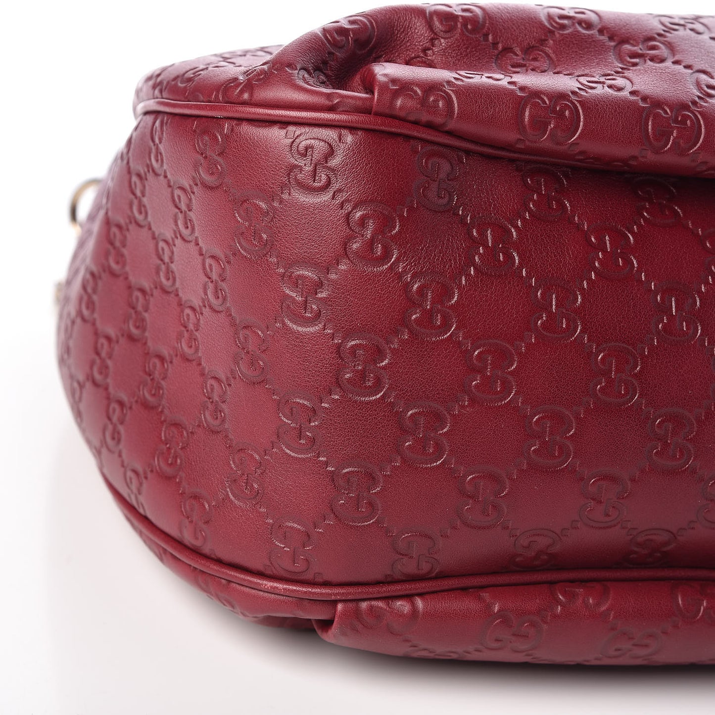 Soft Guccissima Medium Emily Hobo Classic Ruby