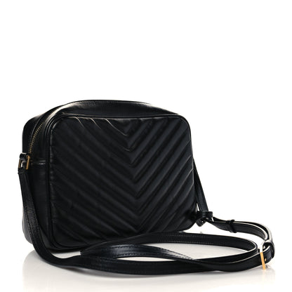 Saint Laurent Calfskin Matelasse Monogram Lou Camera Bag Black 3 of 7