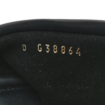 Chanel Fabric CC Mules Sandals 36 Black 8 of 9