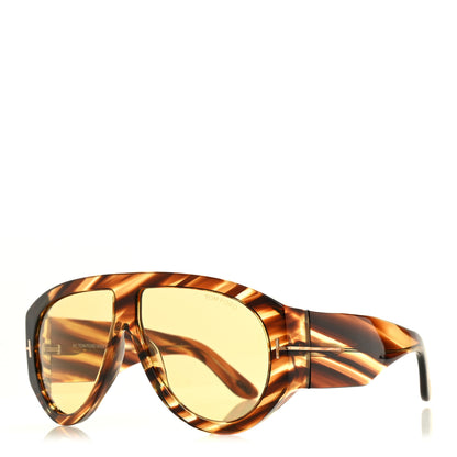 Tom Ford Acetate Bronson Sunglasses TF1044 Dark Havana Bordeaux 1 of 8