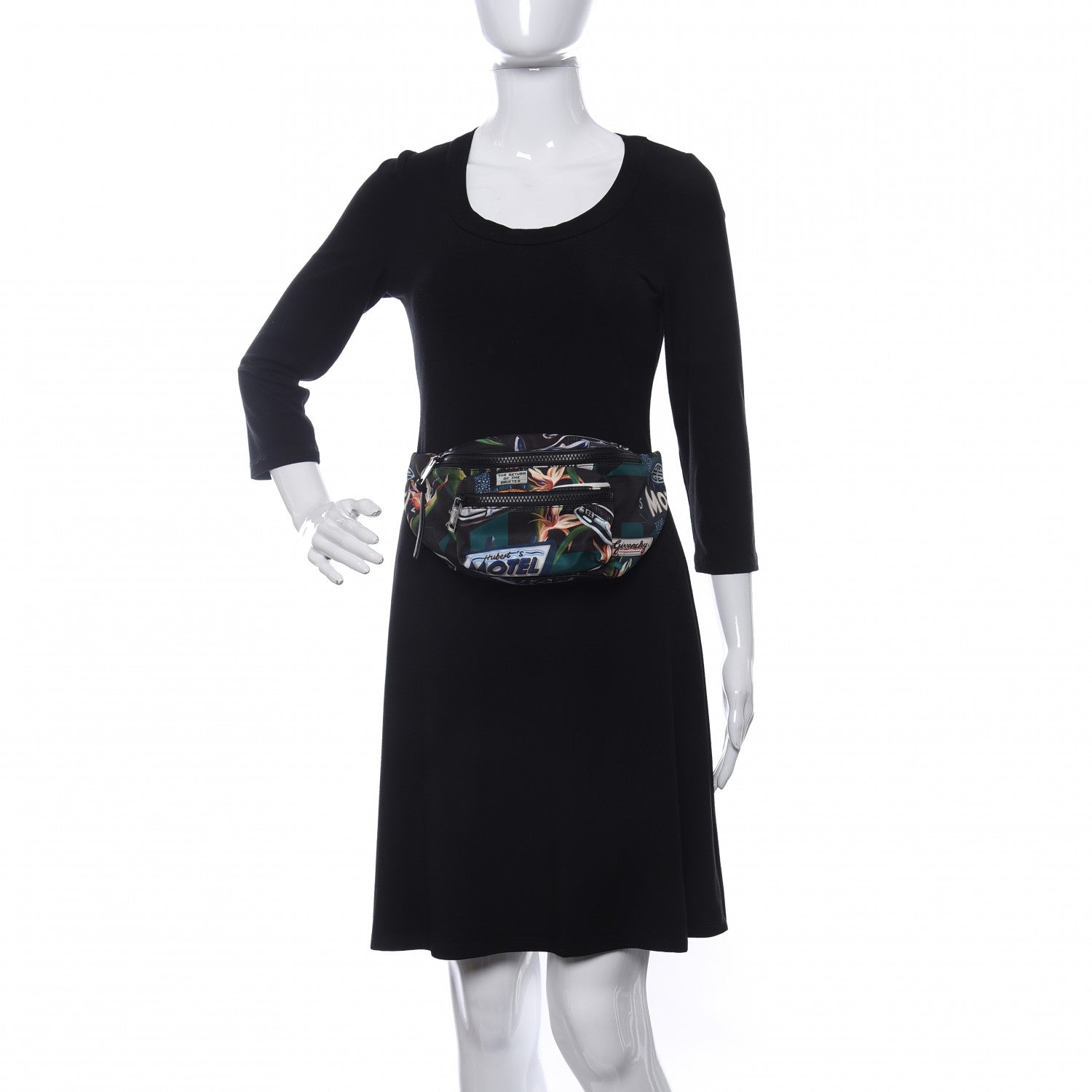 Givenchy Nylon Motel Print Belt Bag Black Multicolor 2 of 10