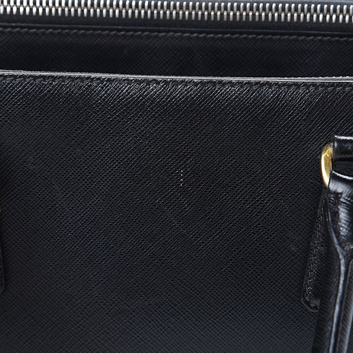 Prada Saffiano Small Galleria Double Zip Tote Black 21 of 29