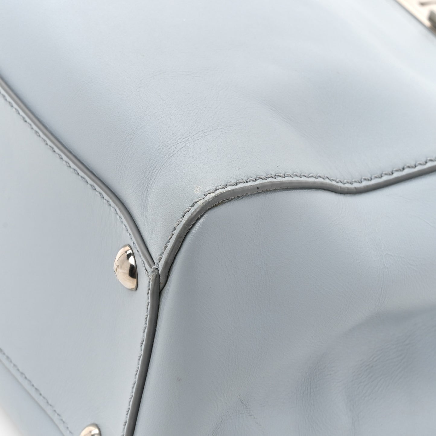Vitello Morgan Shiny Nappa Medium Peekaboo Iconic Satchel Polvere Sunflower