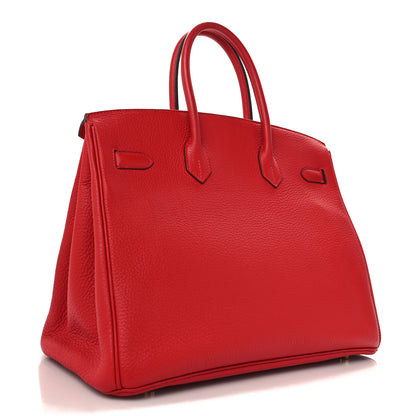 Hermes Togo Birkin 35 Rouge Casaque 3 of 15