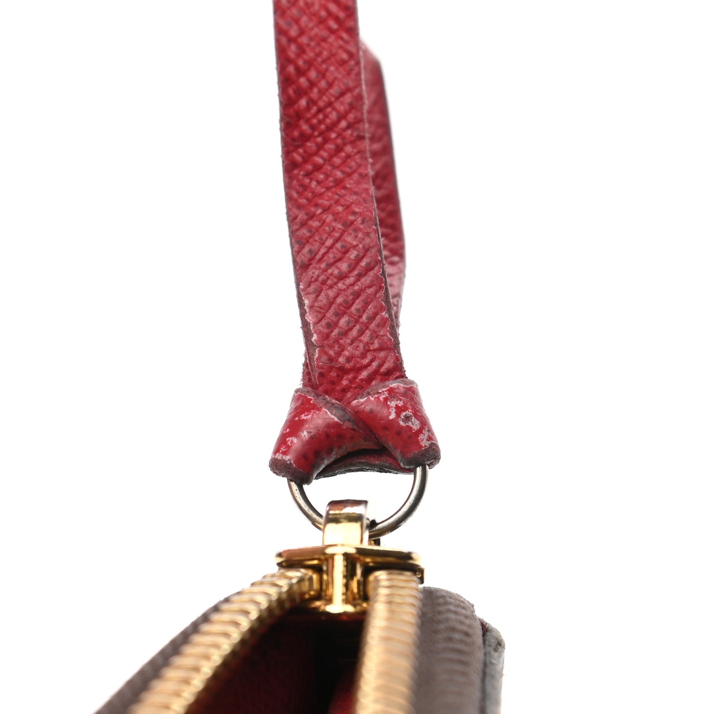 Damier Ebene Clemence Wallet Cherry