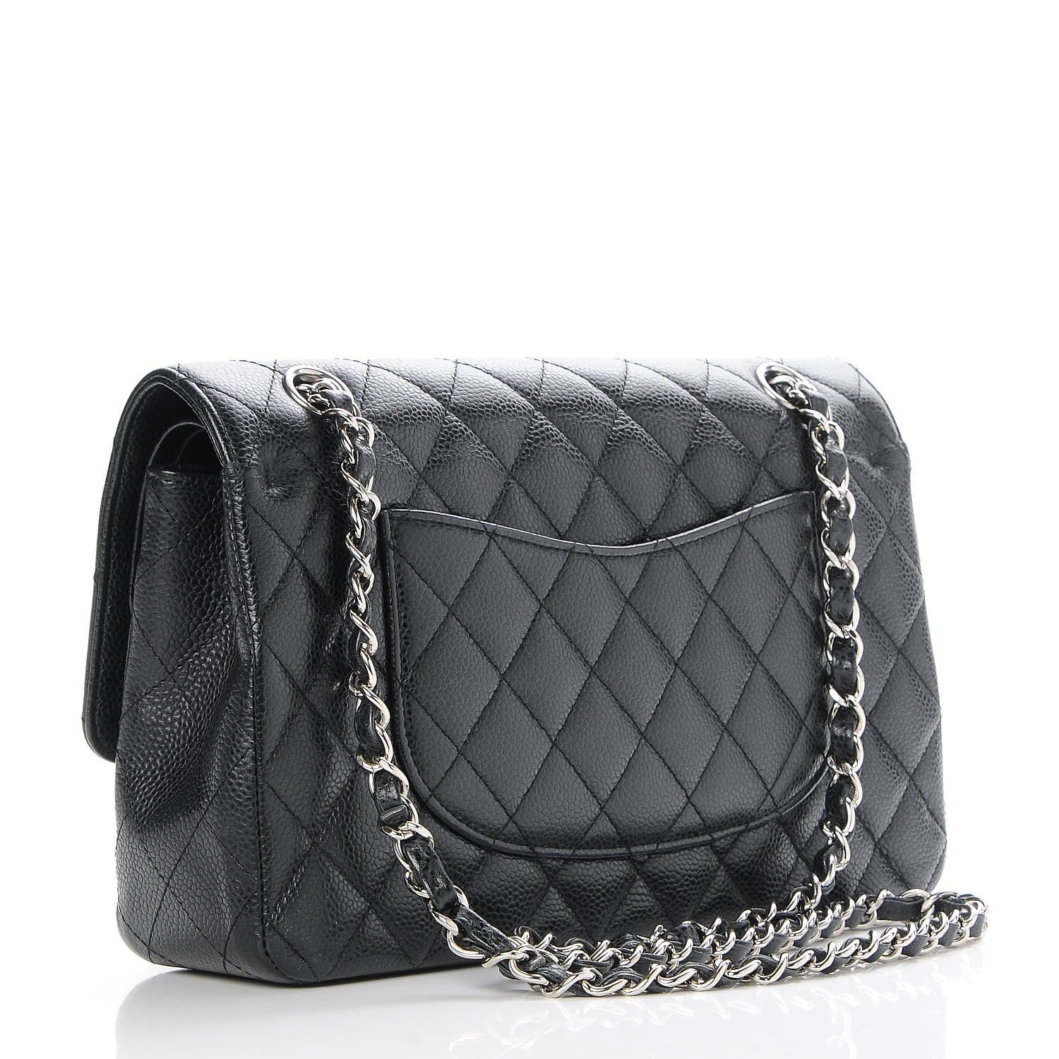 Chanel Caviar Quilted Medium Double Flap Black 4 of 9
