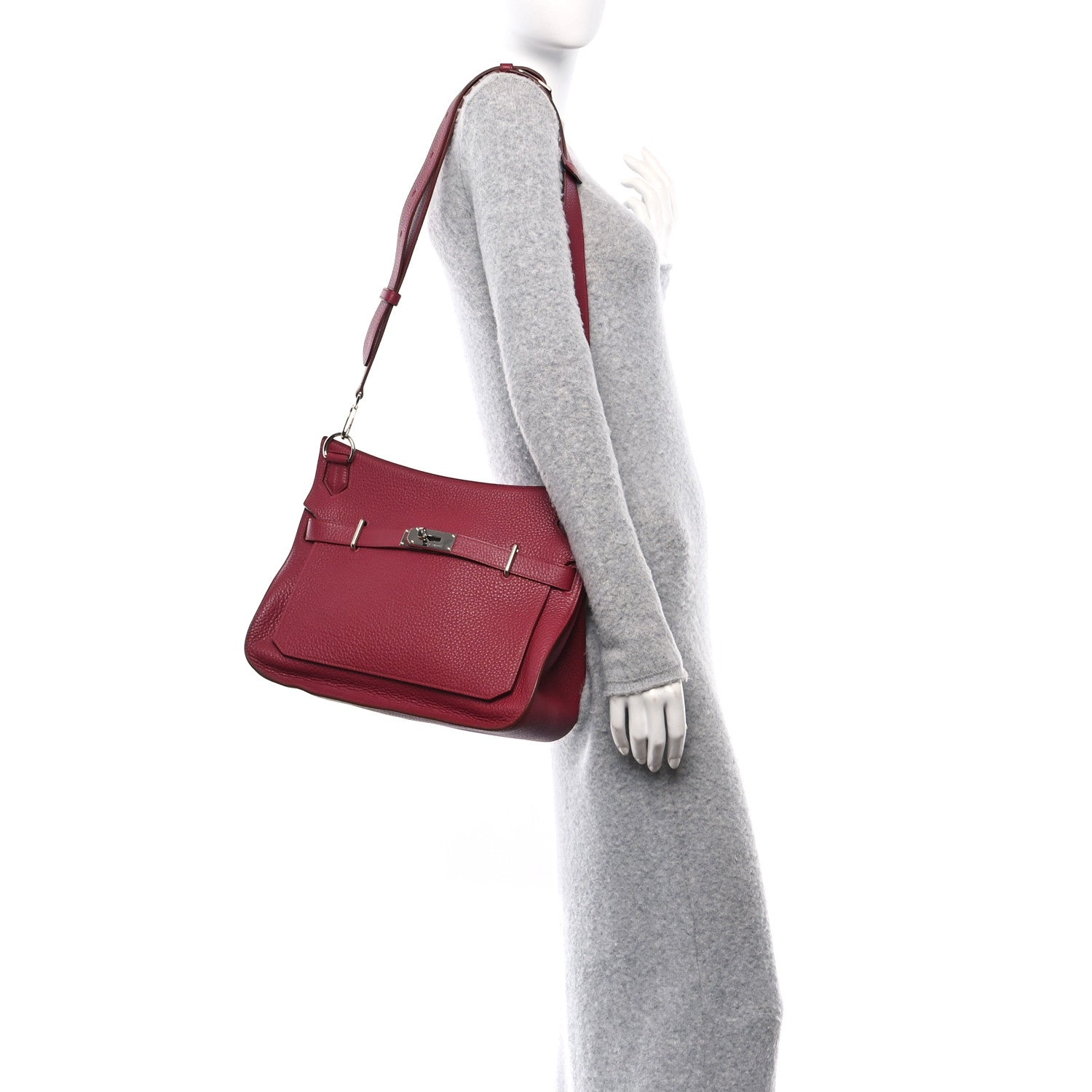 Hermes Taurillon Clemence Jypsiere 31 Rubis 2 of 10