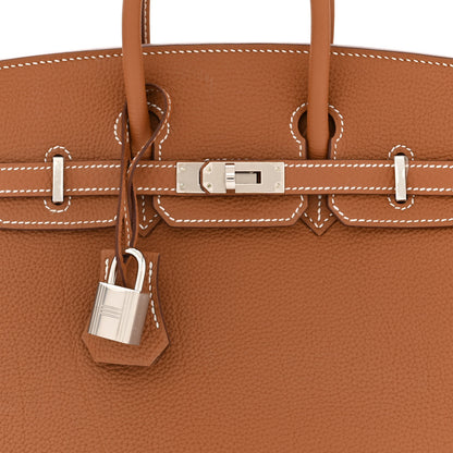 Hermes Togo Birkin 25 Gold 8 of 11