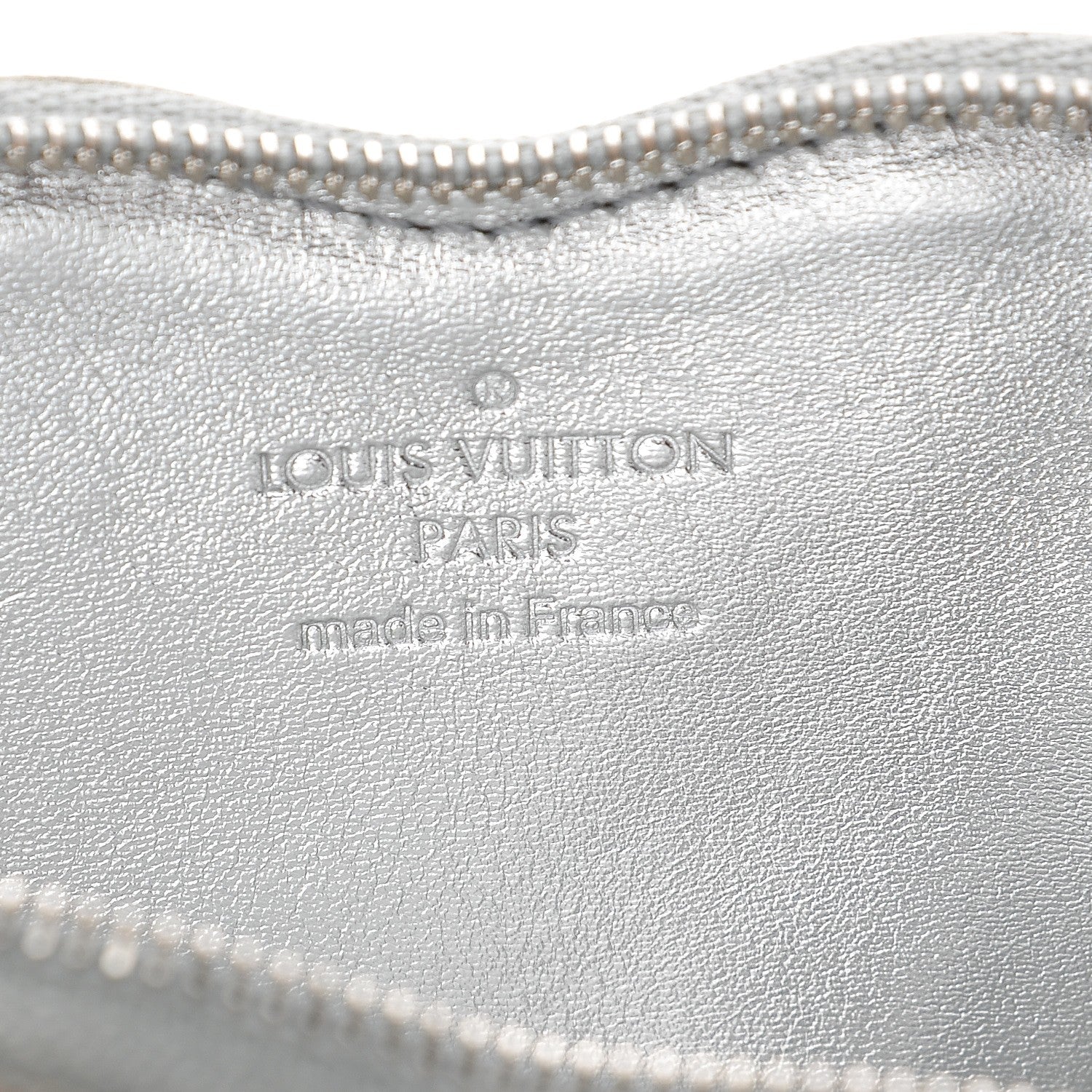 Louis Vuitton Monogram Miroir Heart Coin Purse Silver 7 of 8