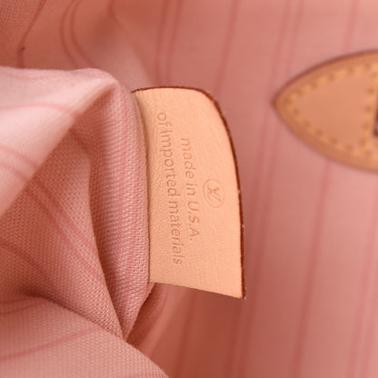 Louis Vuitton Damier Azur Delightful MM Rose Ballerine 8 of 15