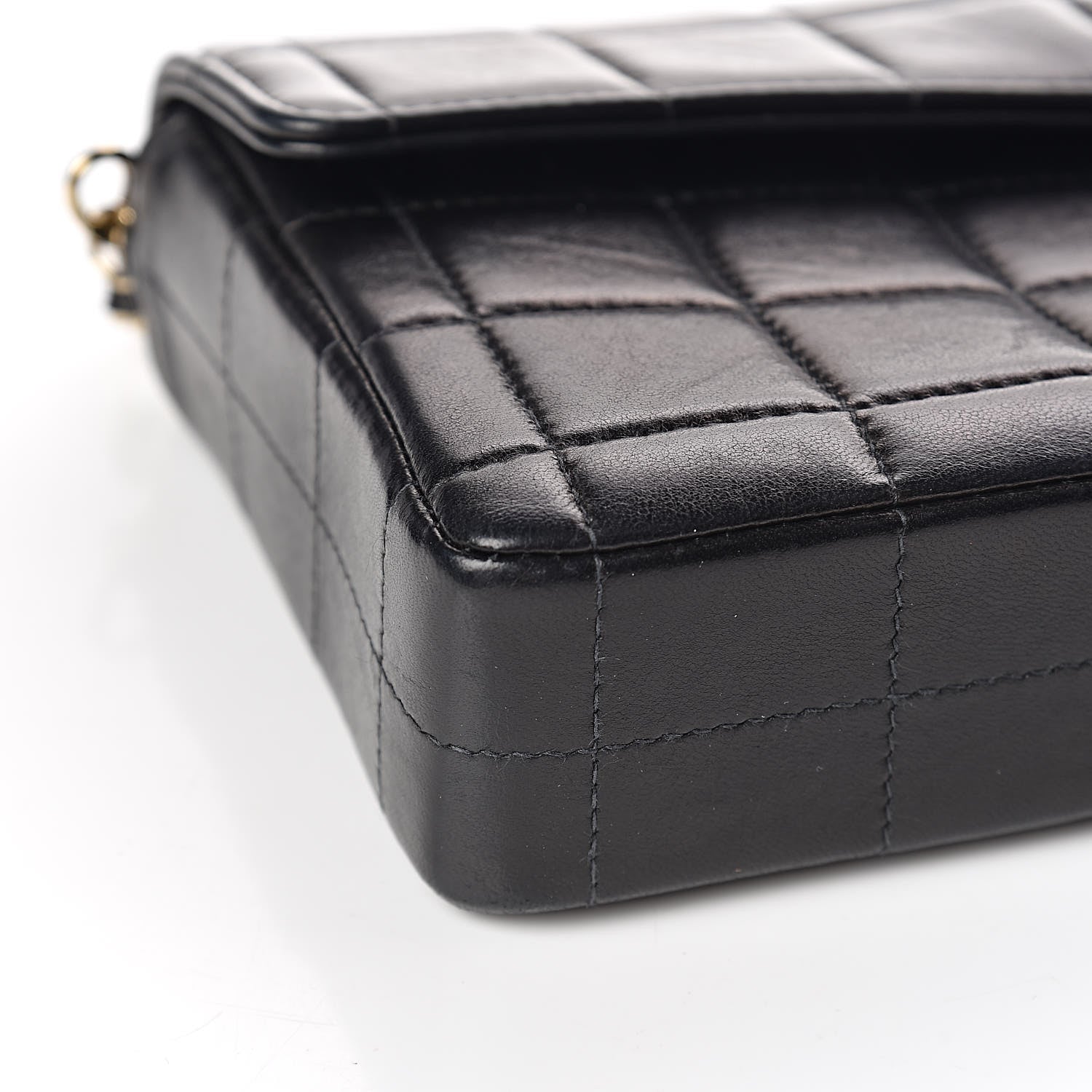 Chanel Lambskin East West Chocolate Bar Flap Black 6 of 11