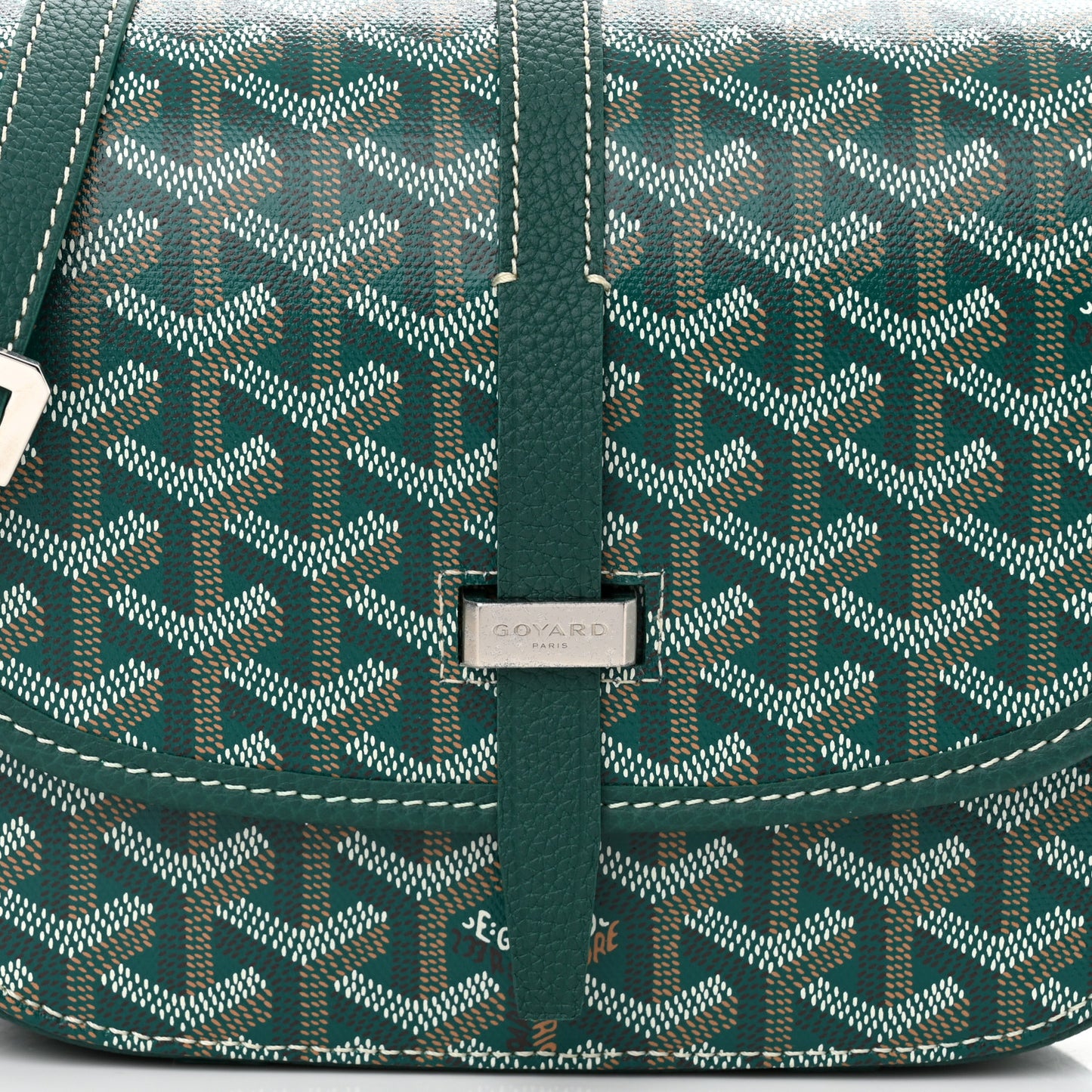 Goyardine Belvedere II PM Messenger Bag Green