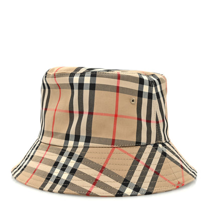 Burberry Technical Cotton Vintage Check Bucket Hat L Archive Beige 4 of 8