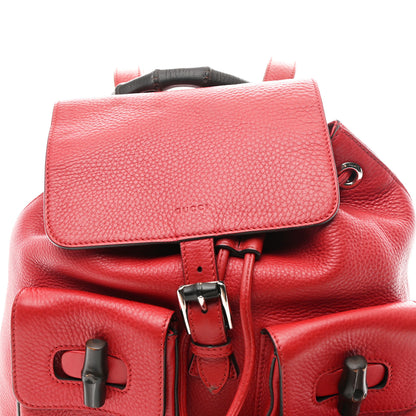 Gucci Cellarius Calfskin Medium Bamboo Backpack Petunia 8 of 11
